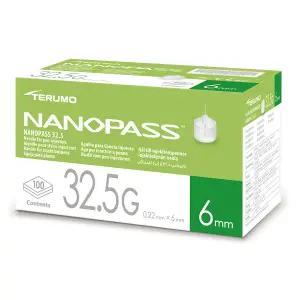 일본 테루모 펜니들 NANOPASS 32.5G 6mm 100입 인슐린 멸균 주사침 주사바늘
