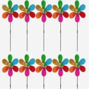 핫딜 정원바람개비 반짝반짝 플라워 바람개비 10p세트