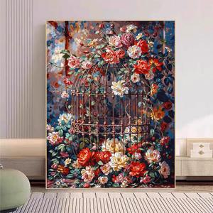 DIY 유화그리기 위메이크페인팅 명화그리기 나이트 아트 로즈 인테리어