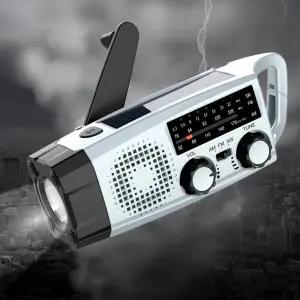 서바이복스 크랭크라디오 재난라디오 자가발전 손전등 사이렌