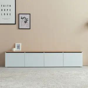 [우아미가구]이리 도어 서랍 거실장 2000