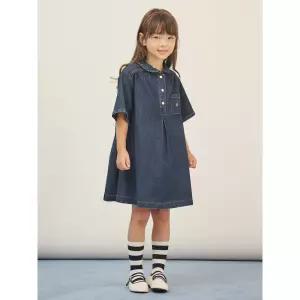 [BEANPOLE KIDS] 여아 데님 미니 원피스  네이비 (BI5771G03R)