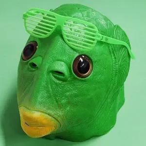 [하프클럽/]라텍스 파티가면 가면 외계인