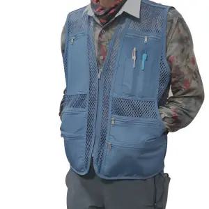 국산 여름 왕망사 조끼 작업 낚시조끼/현장/작업용/공사장/신호수/작업복/망사/야간/배달