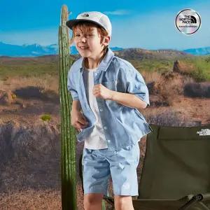 [노스페이스] [노스페이스키즈 공식] NH8SR23S 키즈 익스플로러 세트_BABY BLUE