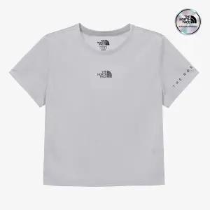 [노스페이스] [노스페이스 공식] NT7UR35K 화이트라벨 여성 벤트런 반팔 라운드티_ICE GRAY