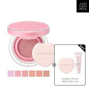 정샘물 아티스트 쿠션 블러쉬 블러 6Color (+ 쿠션 블러쉬 퍼프 1매 + 톤업썬 베이스 3ml)