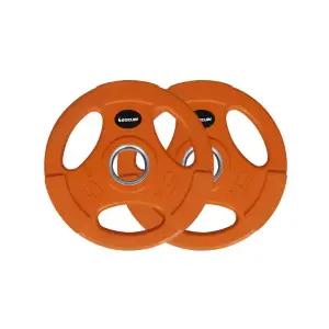 이고진 클럽용 칼라고무 바벨 원판 5kg 2개 51D 오렌지 역기 운동