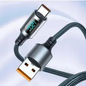 LED 고속충전 케이블 USB AtoC CtoC 120W