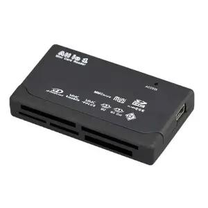 무료배송 올인원 미니 메모리 카드 리더기 USB 2.0 CF SD SDHC TF M2 XD MMC MS