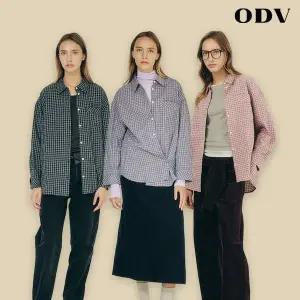 [하프클럽/ODV]25FW ODV 체크 셔츠 3종