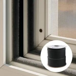 비접착 샷시모헤어 창문털 방수 단열 방음 하이샤시용 알루미늄샤시용 5m 재단