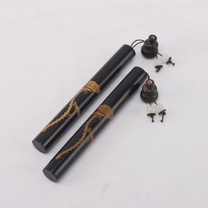 인센스스틱 보관통 나무 대나무 휴대용 향꽂이 흑단나무
