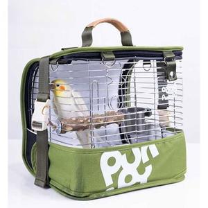 앵무새 이동 가방 외출케 야외 하우스 블랙 대형 고슴도치 겨울 외출용 이동장