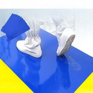 먼지제거 바닥 매트 끈적이 60x90cm 신발 클린룸 제거 30장 파랑