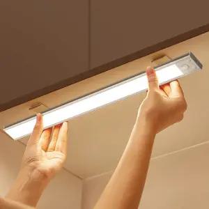 (3색 60cm) 충전식 LED 무선 센서등/현관/천장등/천정등/센스등/센서/모듈/사각/직부등/벽센서등/거실