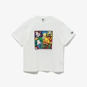 [뉴에라키즈](의정부점)[키즈] 포켓몬 카툰 티셔츠 오프 화이트 14733466