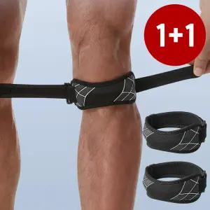 2개세트 무릎짱짱 한줄 무릎보호대 슬개골 슬개건 관절 압박 밴드 등산 런닝 마라톤 달리기