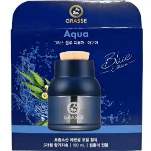 불스원 그라스 블루 디퓨저 차량용 방향제 100ml 아쿠아