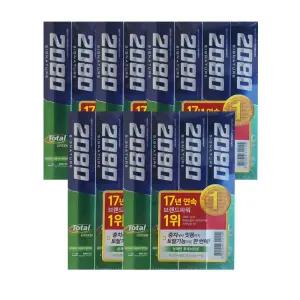 덴탈크리닉 2080 시그니처 토탈그린 치약 후레쉬민트 120g 20개 국내생산