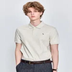 [25SS] HZTS5B436I1 SOFT COTTON 베이지 반팔 카라 티셔츠