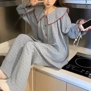 여성 파자마세트 봄가을 간절기 긴팔 잠옷세트 편안한 홈웨어