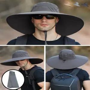 빅사이즈등산모자 트레킹 챙넓은 선쉐이드 썬쉐이드 차양 쉴드 대두 등산 캡 모자 부니햇