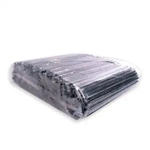 개별포장 빨대 일회용 업소용 스트로우 자바라 빨대 대용량 카페 블랙