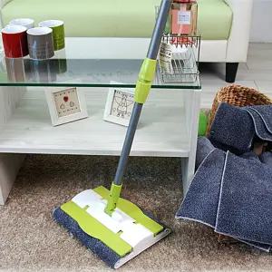 러빙하우스 해피크리너 2단 세트/밀대/바닥/걸레/대형/물티슈/노터치/물걸레/청소/물청소/막대/대걸레/틈새
