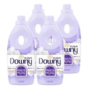 다우니 초고농축 퍼퓸 섬유유연제 1L 화이트머스크 x 4개