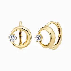 18K 에떼르 큐빅 귀걸이