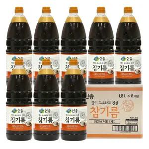 신송 참기름 1.8L X 8개 (1박스)