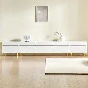 텐더 LPM 3000 높은 다리형 거실장 세트 티비다이 tv장 수납장