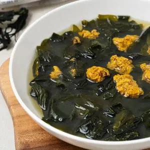 [코시롱제주]제주 해녀 성게 듬뿍 미역국