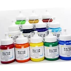 화방 물감 전문가용 미술용 낱색 수채 물감 250ml 세트 대용량 어린이 그리기 학생용 유치원 수업 초등