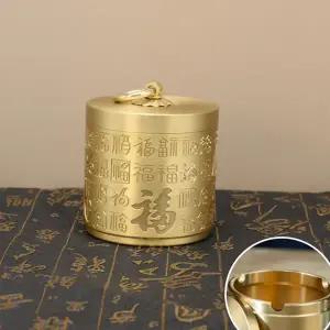 고급 황동 재떨이 빈티지 황동 재털이 인테리어 뚜껑 가정용 업소용