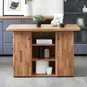 [우아미가구]스파티움 아일랜드 홈바 식탁 수납형