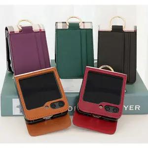 핸드폰 베라 레더 갤럭시Z 플립 7 FE 6 5 4 3 F766 F761 F741 F731 F721 F711 링 카드 지폐 수납 고급 프리미엄 다이어리 휴대폰 케이스