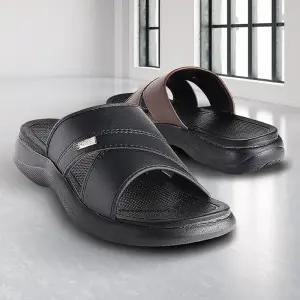 사무실 슬리퍼/실내화/가죽/키높이/쿠션/앞뚫림/미끄럼방지/교사/학교/회사/병원/실내용/남자/남성