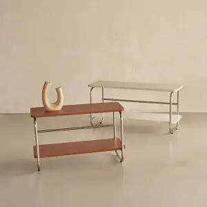 [동서가구] 글림 미드센츄리 미니 2단 수납 선반 DF927264