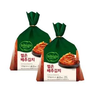 [신세계라이브쇼핑]CJ 비비고 썰은배추김치 1.8kg x2개