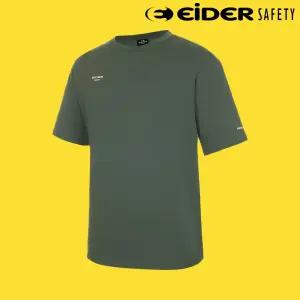 아이더세이프티 TS-S2511 오버핏 반팔티셔츠 라운드넥 카키