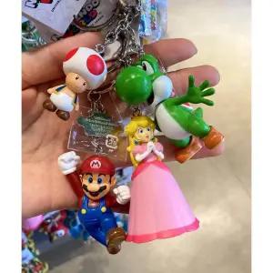 [정품] USJ 유니버셜스튜디오 슈퍼마리오 닌텐도월드 캐릭터 피규어 키링 마리오 키홀더 요시 키노피오 루