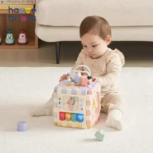 [하베브릭스][26년 붉은말 에디션] 하베브릭스 국민육아템 6in1 변신큐브 감각발달 터미타임 아기장난감