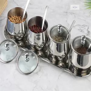 참앤코지 스텐 양념통 4종세트 조미료용기