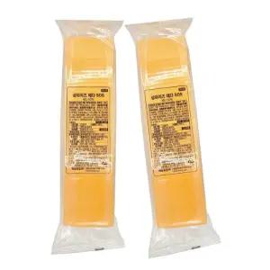아이스박스 포함 상하치즈 체다55% SOS 슬라이스온 슬라이스 960g 80매 X 2개