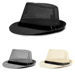 올 메쉬 특수 망사 여름 중절모/남성/페도라/남자/골프/모자/중년/클래식/고급/바캉스/전통/패도라/패션용