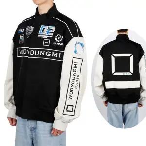 우영미 W241JP04 951B 엠블럼 나일론 자켓