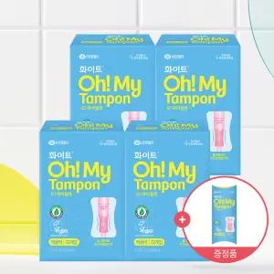 화이트 오마이탐폰 체내형 생리대 레귤러 12개입 X 4팩