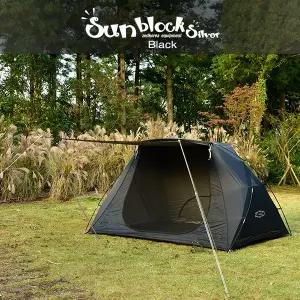 [제드]썬블럭실버 블랙 이너텐트 간편설치 대형 그늘막 물놀이 리빙쉘텐트 이너용
